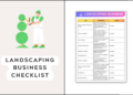 Landscaping business checklist