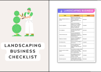 Landscaping business checklist
