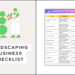 Landscaping business checklist